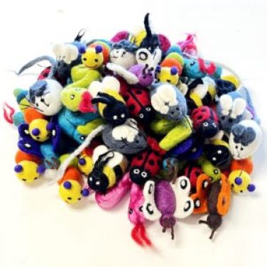 Counter Display, 60 Assorted Cat Toys