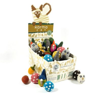 Counter Display, 60 Assorted Cat Toys